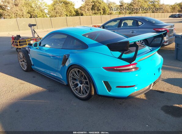 WP0AF2A96KS164064 2019 PORSCHE 911 Blue Trasero izquierdo