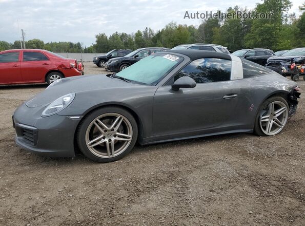 WP0BA2A94KS120096 2019 PORSCHE 911 Gray წინა მარცხენა ხედი სამი მეოთხედიდან