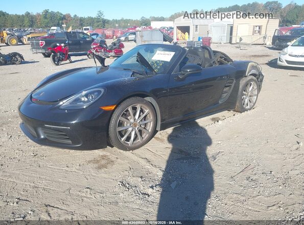 WP0CA2A81JS211207 2018 PORSCHE 718 BOXSTER Black Przód lewy