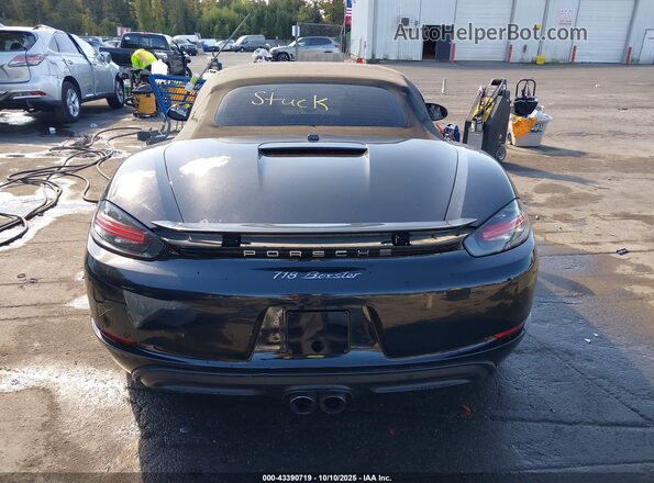 WP0CA2A88JS210426 2018 PORSCHE 718 BOXSTER Black 