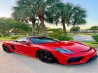 2021 Porsche Boxster Spyder Red vin: WP0CC2A84MS240215