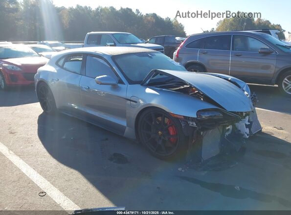 WP0CD2Y11PSA90187 2023 PORSCHE TAYCAN Серебряный Передняя правая четверть