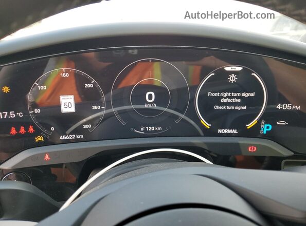 WP0CD2Y13RSA84250 2024 PORSCHE TAYCAN Серый Вид щитка приборов