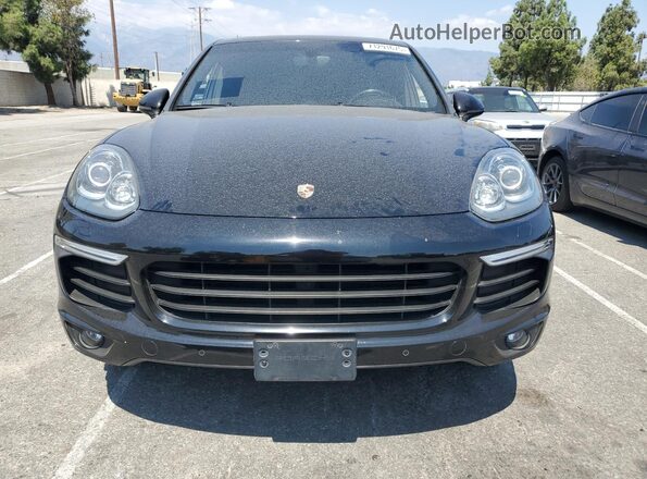 WP1AA2A29HKA80250 2017 PORSCHE CAYENNE Black Front view