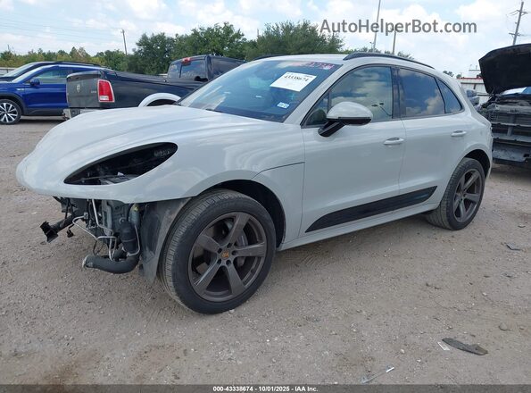WP1AA2A53NLB11184 2022 PORSCHE MACAN Light Blue Передняя левая четверть