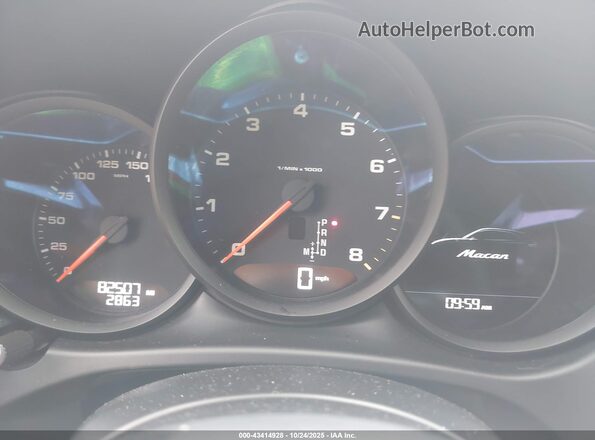 WP1AA2A58MLB07422 2021 PORSCHE MACAN Белый Вид задних сидений