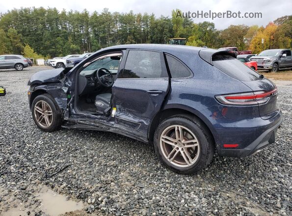 WP1AA2A59PLB14853 2023 PORSCHE MACAN Синий Задняя левая четверть