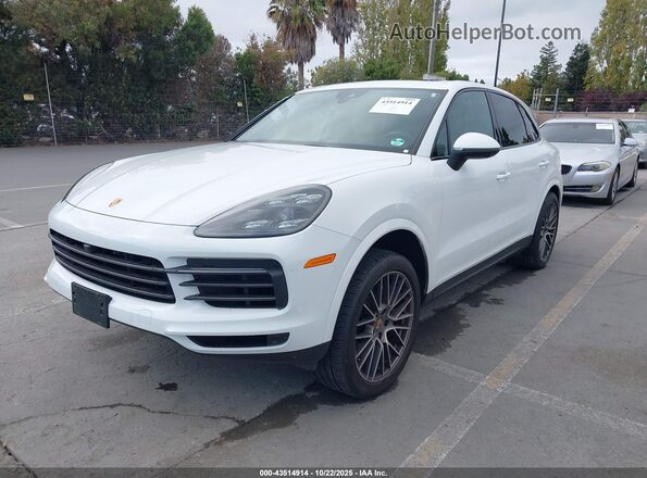 WP1AA2AY0NDA06204 2022 PORSCHE CAYENNE Белый Передняя левая четверть