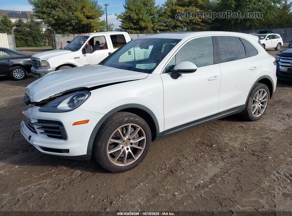 WP1AA2AY6MDA06660 2021 PORSCHE CAYENNE Белый Передняя левая четверть