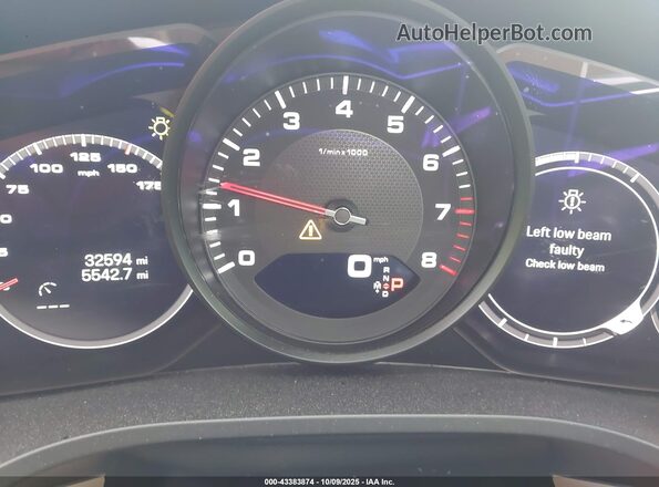 WP1AA2AY6PDA04718 2023 PORSCHE CAYENNE Dark Blue Вид задних сидений