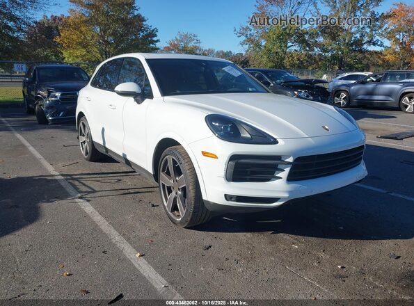 WP1AA2AY7MDA02911 2021 PORSCHE CAYENNE Белый Передняя правая четверть