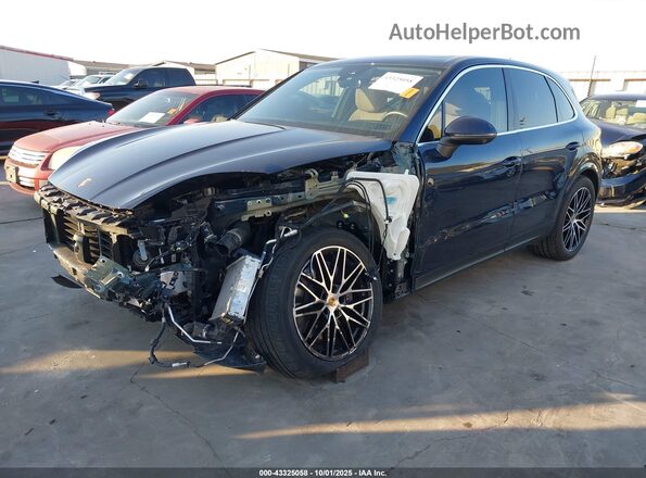 WP1AA2AY8RDA06571 2024 PORSCHE CAYENNE Dark Blue Передняя левая четверть