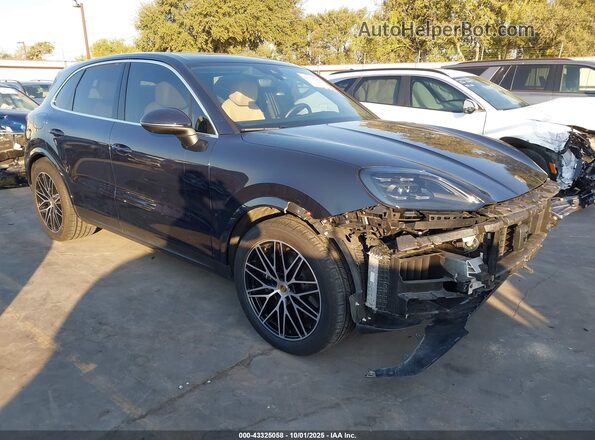 WP1AA2AY8RDA06571 2024 PORSCHE CAYENNE Dark Blue Передняя правая четверть