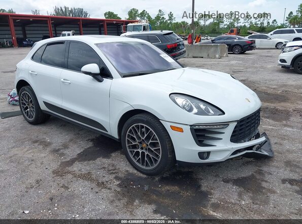 WP1AB2A51GLB46127 2016 PORSCHE MACAN Белый Передняя правая четверть