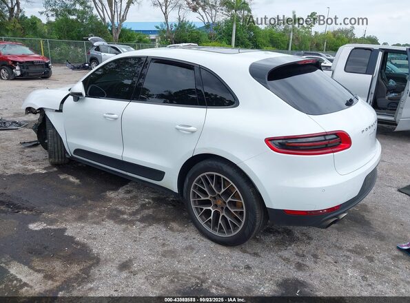 WP1AB2A51GLB46127 2016 PORSCHE MACAN Белый Задняя левая четверть