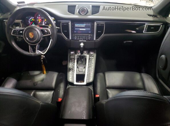 WP1AB2A54JLB36019 2018 PORSCHE MACAN Gray Widok deski rozdzielczej