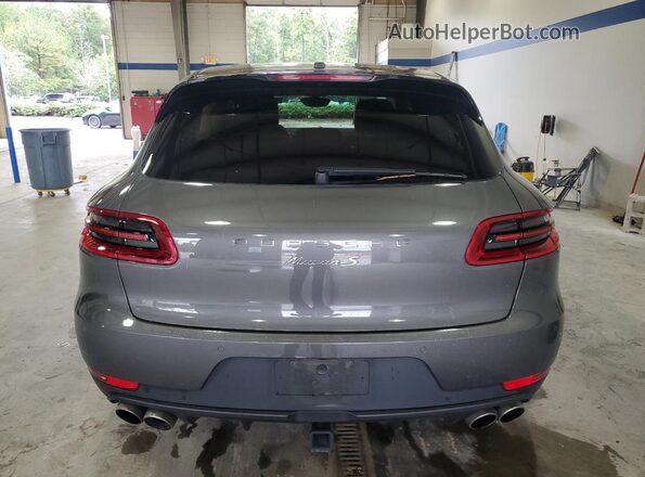 WP1AB2A54JLB36019 2018 PORSCHE MACAN Gray Widok z tyłu