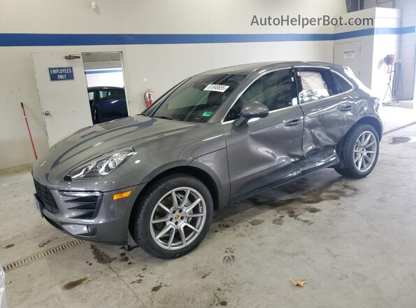 WP1AB2A54JLB36019 2018 PORSCHE MACAN Gray Przód lewy