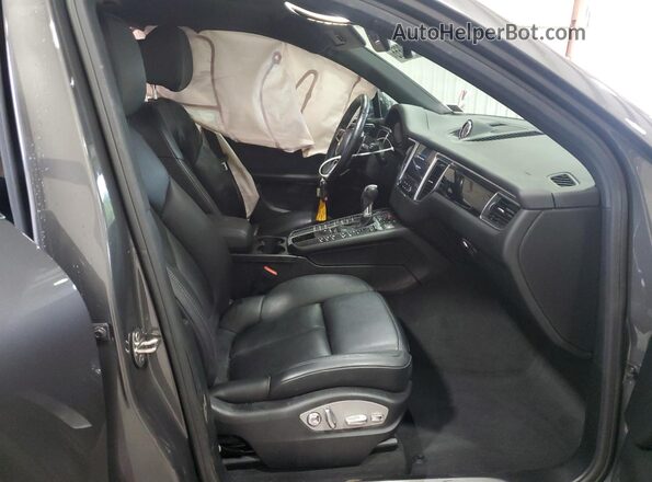 WP1AB2A54JLB36019 2018 PORSCHE MACAN Gray Widok wnętrza z przodu