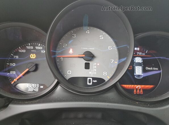 WP1AB2A56LLB36204 2020 PORSCHE MACAN Black Instrument cluster view