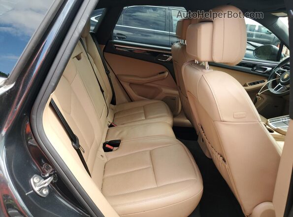 WP1AB2A59KLB30668 2019 PORSCHE MACAN Gray Widok wnętrza z tyłu