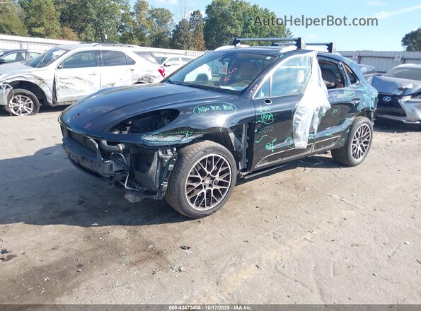 WP1AB2A5XGLB48071 2016 PORSCHE MACAN Черный Передняя левая четверть
