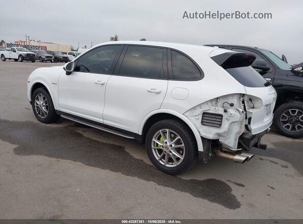 WP1AE2A23JLA72441 2018 PORSCHE CAYENNE Белый Задняя левая четверть