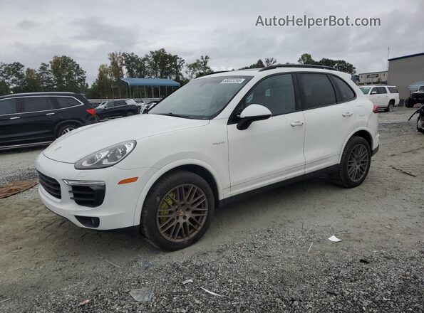 WP1AE2A27HLA70329 2017 PORSCHE CAYENNE White Vista tres cuartos delantera izquierda
