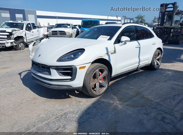 WP1AG2A50PLB40322 2023 PORSCHE MACAN Белый Передняя левая четверть