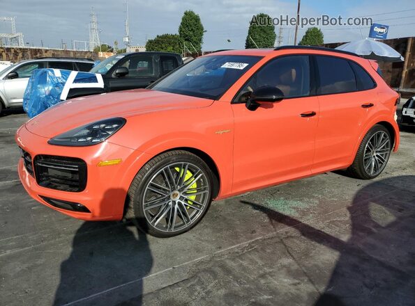 WP1AH2AY2LDA44073 2020 PORSCHE CAYENNE Orange Vista tres cuartos delantera izquierda