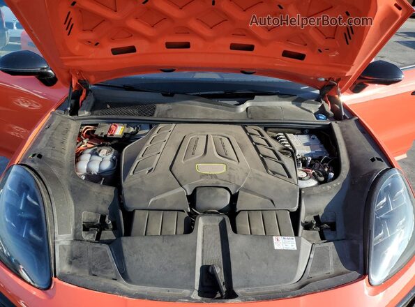 WP1AH2AY2LDA44073 2020 PORSCHE CAYENNE Orange Vista del compartimento del motor