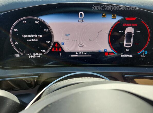 WP1BA2AY5SDA31017 2025 PORSCHE CAYENNE Blue Vista del cuadro de instrumentos