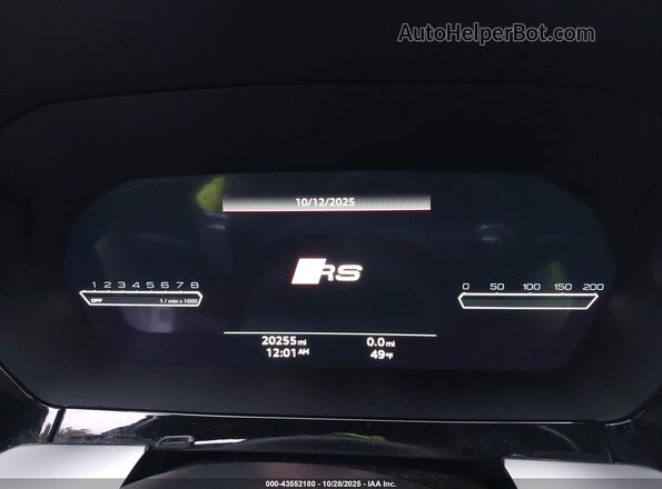WUAG4DGY8PA900397 2023 AUDI RS3 Белый Вид задних сидений