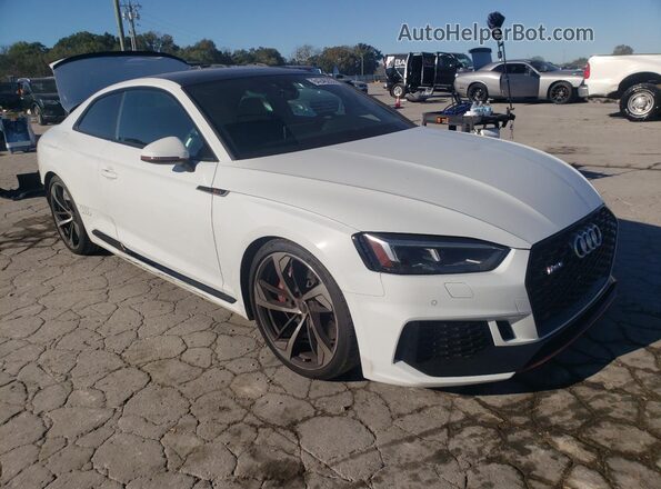 WUAPWAF57JA905243 2018 AUDI RS5 Белый Передняя правая четверть