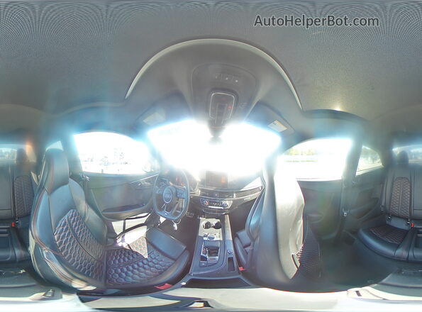 WUAPWAF57JA905243 2018 AUDI RS5 Белый Панорамный вид салона 360°