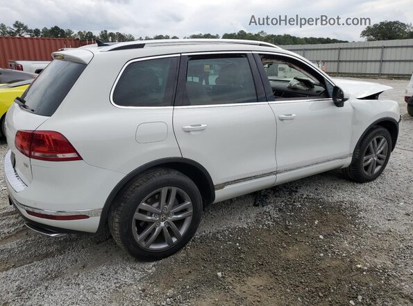 WVGEF9BP7GD011014 2016 VOLKSWAGEN TOUAREG Белый Задняя правая четверть