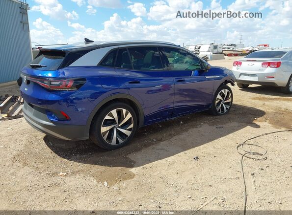 WVGKMPE20MP058540 2021 VOLKSWAGEN ID.4 Blue Задня права чверть