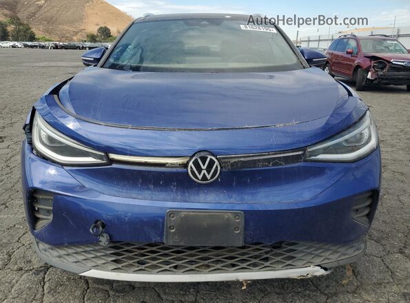 WVGKMPE23MP041179 2021 VOLKSWAGEN ID.4 Blue Вид спереду