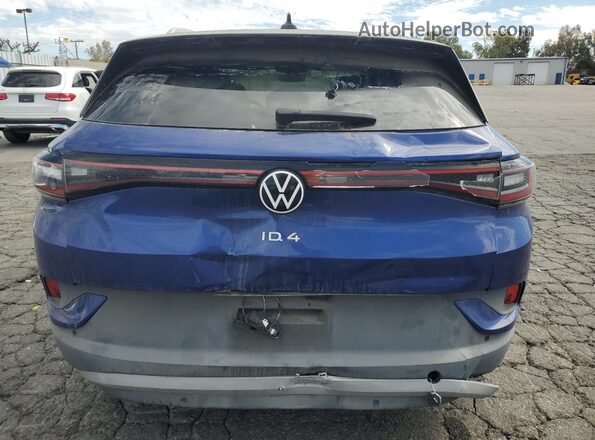 WVGKMPE23MP041179 2021 VOLKSWAGEN ID.4 Blue Вид ззаду