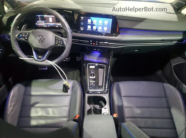 WVWEB7CD9RW233344 2024 VOLKSWAGEN GOLF Blue Vista del salpicadero