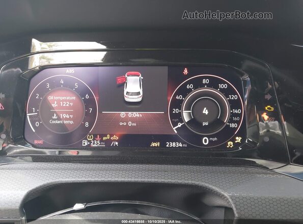 WVWHA7CDXRW233692 2024 VOLKSWAGEN GOLF Black Widok tylnych siedzeń