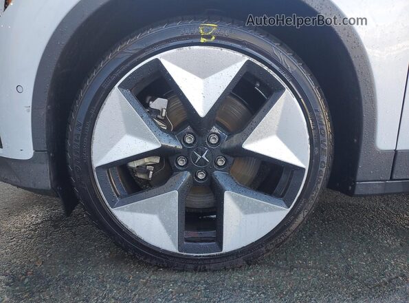 YSMEG3KA2PL146549 2023 POLESTAR 2 Silver Widok naklejki z numerem VIN