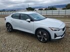 2023 Polestar 2 Gray vin: YSMEG3KA3PL157852 Damage: Right Rear Door, Dent(S) W/ Paint Dmg, > 12 Inches