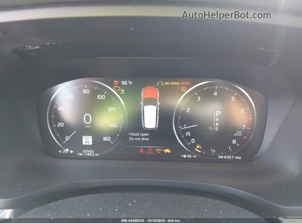 YV1102EK0L2352850 2020 VOLVO V60 Серый Вид задних сидений
