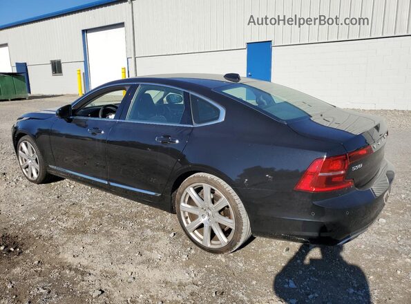 YV1A22ML4H1007385 2017 VOLVO S90 Black Tył lewy