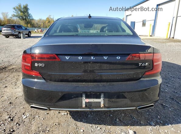 YV1A22ML4H1007385 2017 VOLVO S90 Black Widok z tyłu
