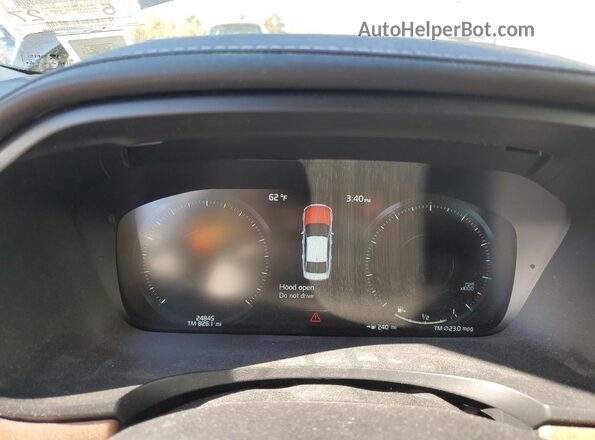 YV1A22ML4H1007385 2017 VOLVO S90 Black Widok zestawu wskaźników