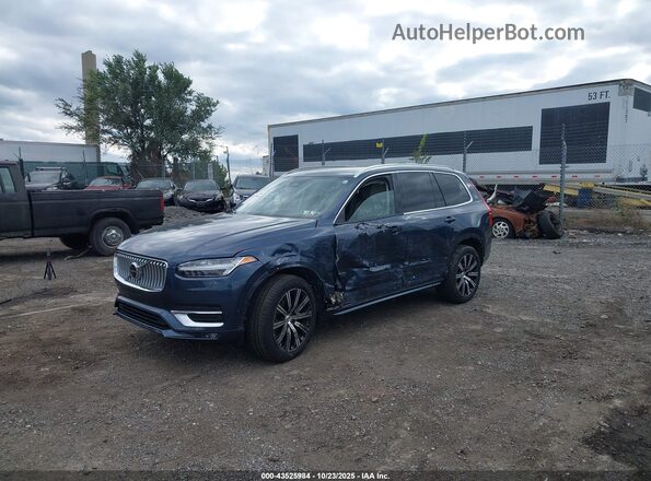 YV4062PN2P1990680 2023 VOLVO XC90 Синий Передняя левая четверть