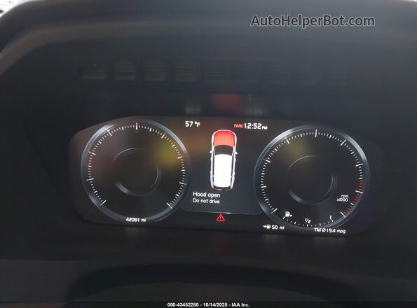 YV4102CK1M1738352 2021 VOLVO XC90 Синий Вид задних сидений