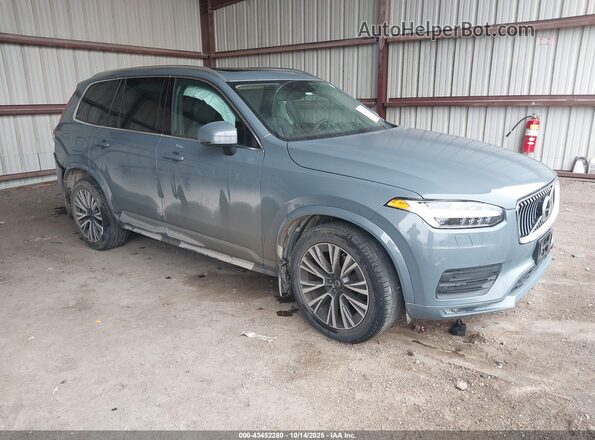 YV4102CK1M1738352 2021 VOLVO XC90 Синий Передняя правая четверть